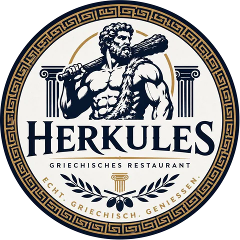 Logo Restaurant Herkules – Griechisches Restaurant, Echt. Griechisch. Genießen.